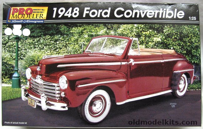 Monogram 1/24 1948 Ford Convertible Pro Modeler - Stock or Street Rod, 85-5952 plastic model kit